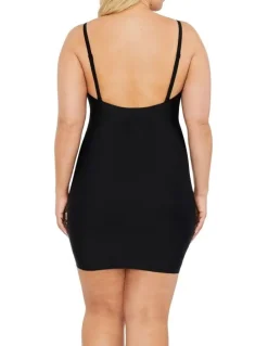 Nancy Ganz Revive Smooth Low Back Slip Shapewear in Black