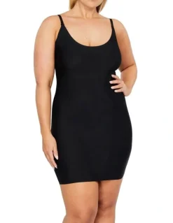 Nancy Ganz Revive Smooth Low Back Slip Shapewear in Black