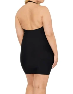 Nancy Ganz Revive Smooth Low Back Slip Shapewear in Black