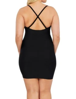 Nancy Ganz Revive Smooth Low Back Slip Shapewear in Black