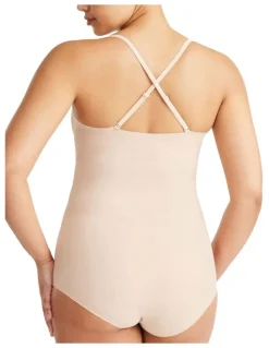 Nancy Ganz Revive Smooth Underbust Bodysuit in Taupe