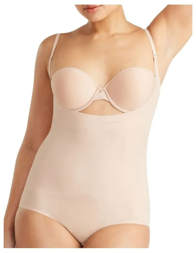 Nancy Ganz Revive Smooth Underbust Bodysuit in Taupe