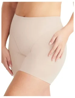 Nancy Ganz Sheer Infinity Waisted Short in Beige