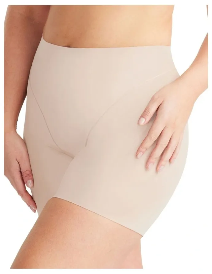 Nancy Ganz Sheer Infinity Waisted Short in Beige