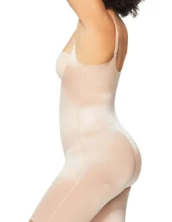 Nancy Ganz Underbust Jumpsuit in Warm Taupe