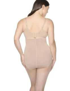 Naomi & Nicole Real Smooth Ultra-High Waist Shaping Brief in Stucco