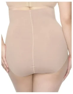 Naomi & Nicole Real Smooth Ultra-High Waist Shaping Brief in Stucco