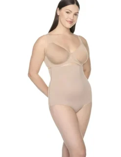 Naomi & Nicole Real Smooth Ultra-High Waist Shaping Brief in Stucco