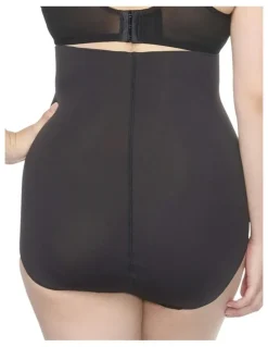 Naomi & Nicole Real Smooth Ultra-High Waist Shaping Brief in Black