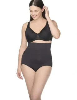 Naomi & Nicole Real Smooth Ultra-High Waist Shaping Brief in Black