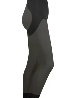 Naomi & Nicole Sheer Comfort Rear Lifting Shaper Leggings in Black