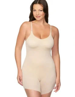 Naomi & Nicole Sidekick Full Body Low Back Shaper in Warm Beige