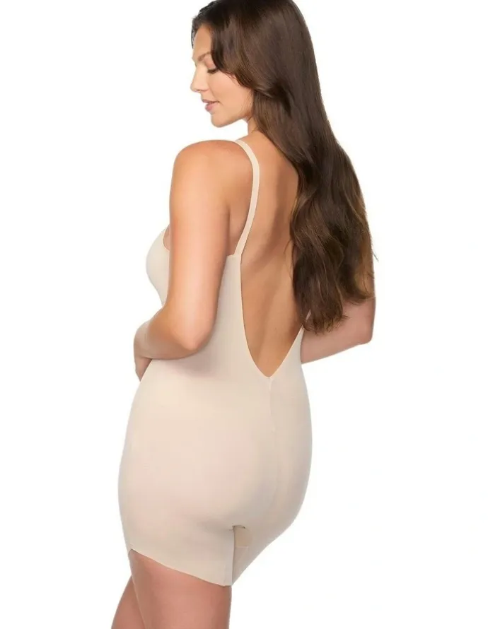 Naomi & Nicole Sidekick Full Body Low Back Shaper in Warm Beige