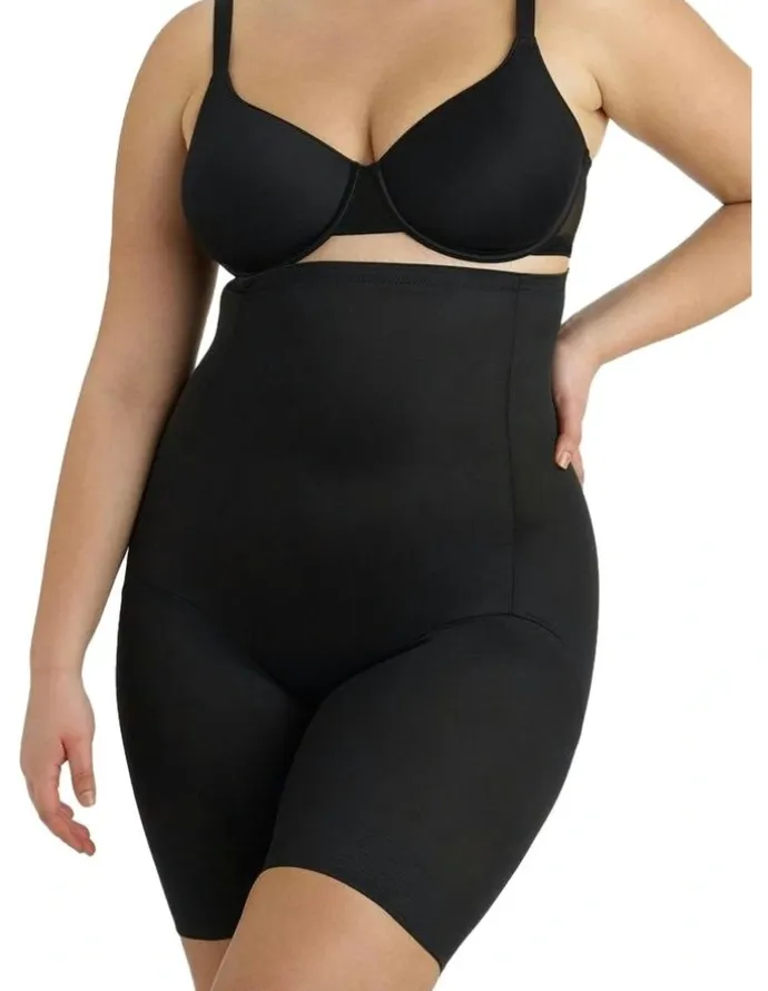 Naomi & Nicole Unbelievable Comfort Plus High Waist Long Leg in Black