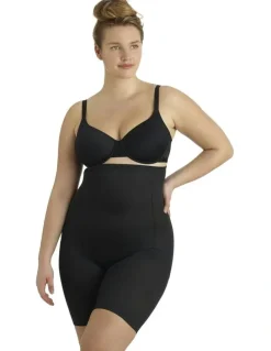Naomi & Nicole Unbelievable Comfort Plus High Waist Long Leg in Black