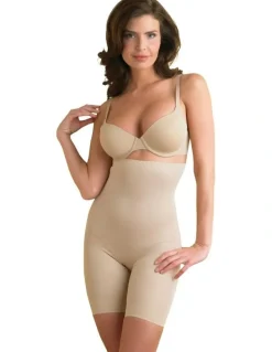 Naomi & Nicole Unbelievable Comfort Hi Waist Longleg in Warm Beige