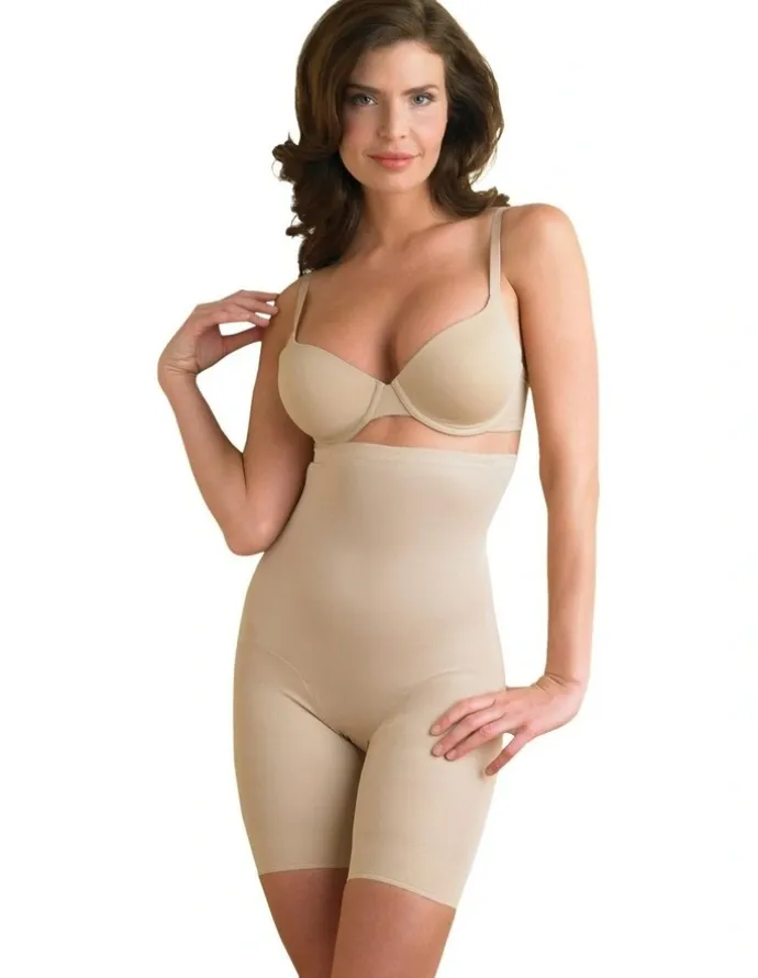 Naomi & Nicole Unbelievable Comfort Hi Waist Longleg in Warm Beige