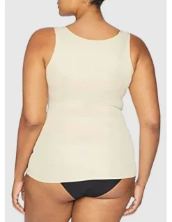 Naomi & Nicole Unbelievable Comfort Plus Size Torsette Tummy Shaper in Warm Beige
