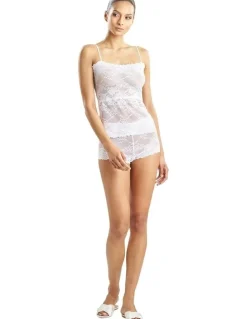 Natori Heavenly Sheer Lingerie Lace Camisole in White