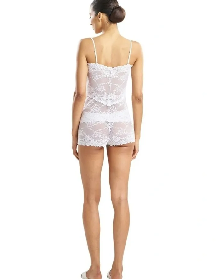 Natori Heavenly Sheer Lingerie Lace Camisole in White