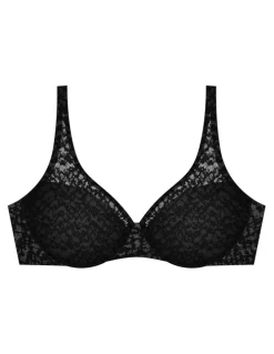 Natori Pretty Smooth Wired Full Coverage Contour Bra in Black