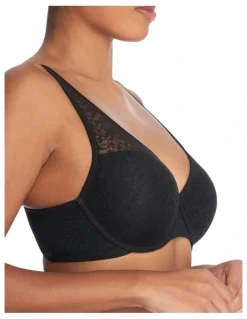 Natori Pretty Smooth Wired Full Coverage Contour Bra in Black