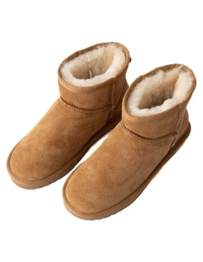 Naturally Sheepskins Classic Sheepskin, Ugg-style Ankle Boot in Tan