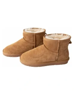 Naturally Sheepskins Classic Sheepskin, Ugg-style Ankle Boot in Tan