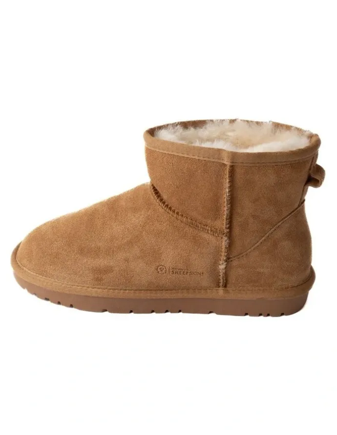 Naturally Sheepskins Classic Sheepskin, Ugg-style Ankle Boot in Tan