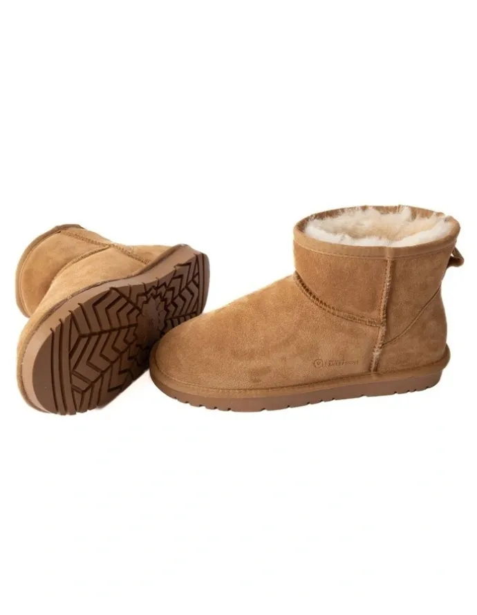 Naturally Sheepskins Classic Sheepskin, Ugg-style Ankle Boot in Tan