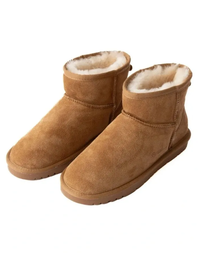 Naturally Sheepskins Classic Sheepskin, Ugg-style Ankle Boot in Tan