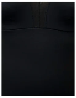 Naturana Minimiser Cup Shaping Bodysuit with Lace in Black