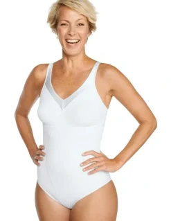 Naturana Moulded Minimiser Cup Light Shaping Bodysuit in White