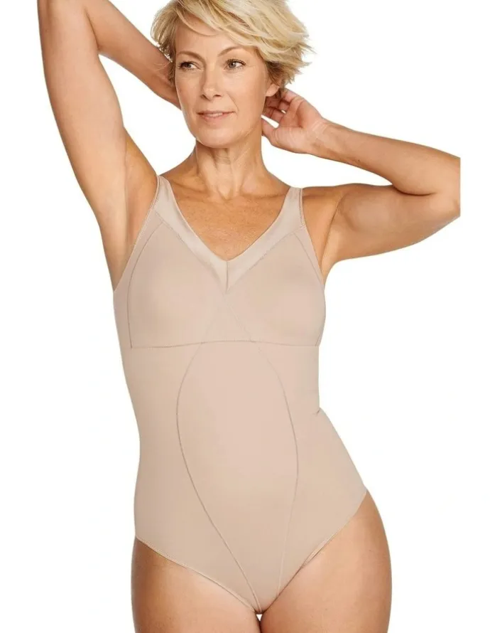 Naturana Moulded Minimiser Cup Light Shaping Bodysuit in Beige