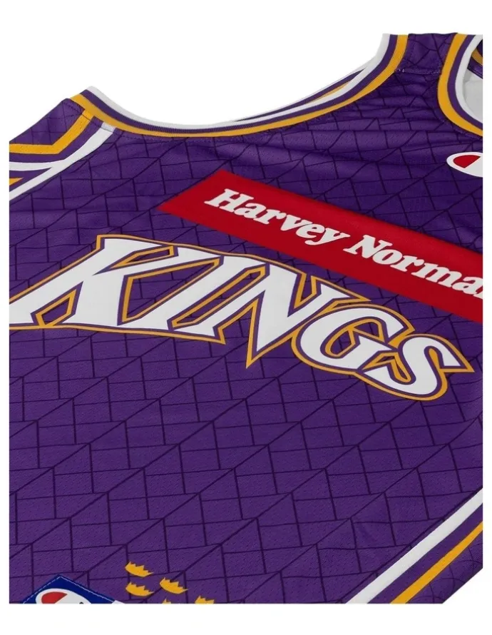 NBL Store Keli Leaupepe Sydney Kings 25/26 Primary Jersey in Purple