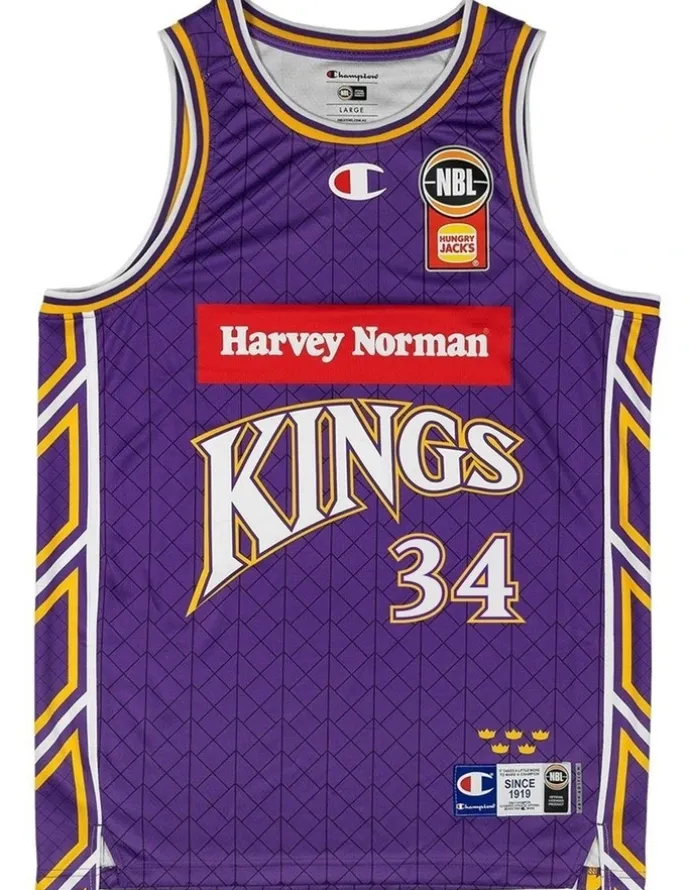 NBL Store Keli Leaupepe Sydney Kings 25/26 Primary Jersey in Purple