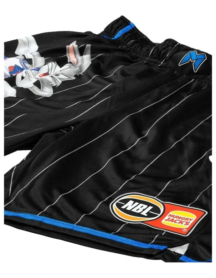 NBL Store Melbourne United 25/26 Space Jam Shorts Pack of 2 in Black