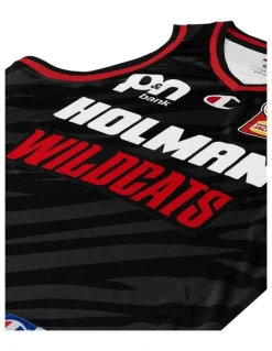 NBL Store Perth Wildcats 25/26 Alternate Jersey in Black