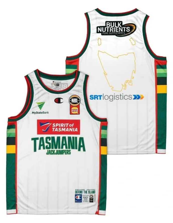 NBL Store Tasmania JackJumpers 25/26 Alternate Jersey in White