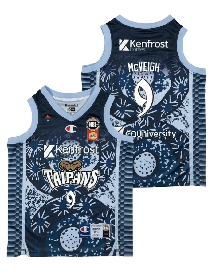 NBL Store Cairns Taipans 25/26 Jack McVeigh Indigenous Jersey in Navy
