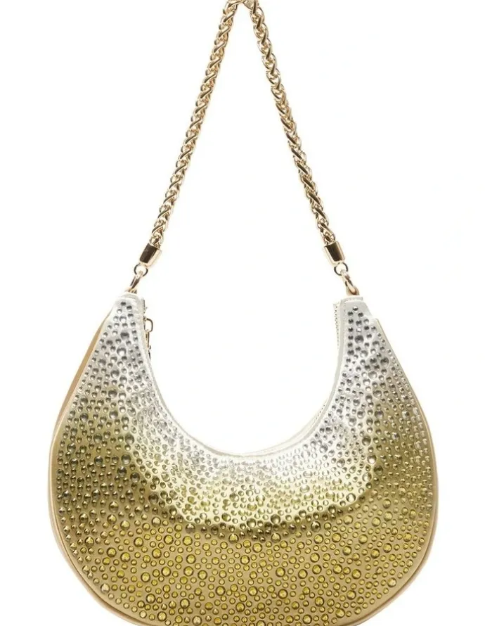 Nina Allie Bag in Gold Ombre Crystal