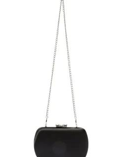Nina Betzy Bag in Black Satin