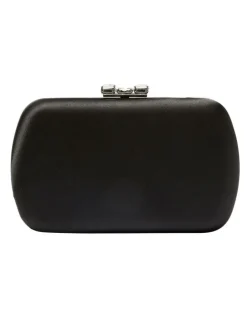 Nina Betzy Bag in Black Satin