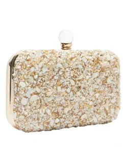 Nina Bliss Bag in Ivory Crystal
