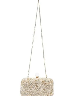 Nina Bliss Bag in Ivory Crystal