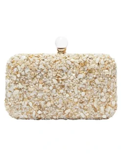 Nina Bliss Bag in Ivory Crystal
