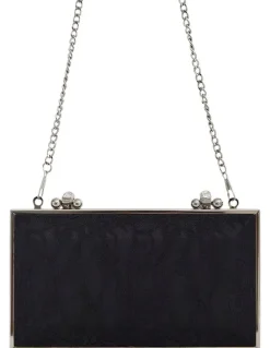 Nina Boujee Bags in Black Lace