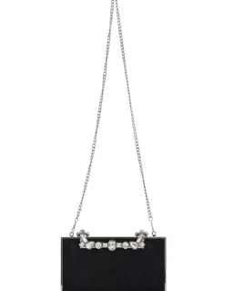 Nina Boujee Bags in Black Lace
