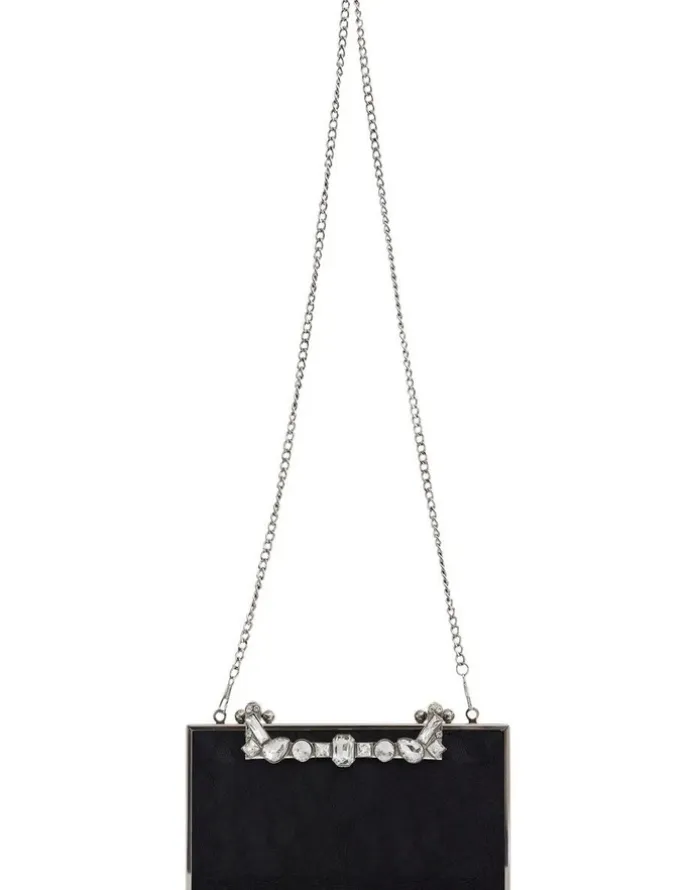 Nina Boujee Bags in Black Lace