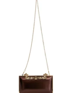 Nina Boujee Bags in Brown Luna Foil